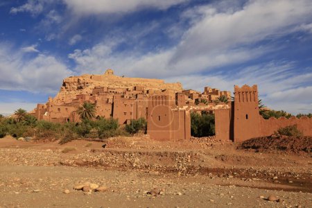 Ait Benhaddou is a historic ksar along the former caravan route between the Sahara and Marrakesh in Morocco