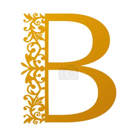 Téléchargez les illustrations : Lettre B Exemple de conception du logo - en licence libre de droit