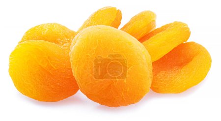 Téléchargez les photos : Abricots secs isolés sur fond blanc
. - en image libre de droit