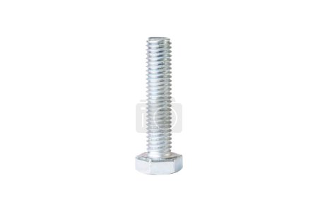 Photo for Hexagon bolt. Hex bolt on white background - Royalty Free Image