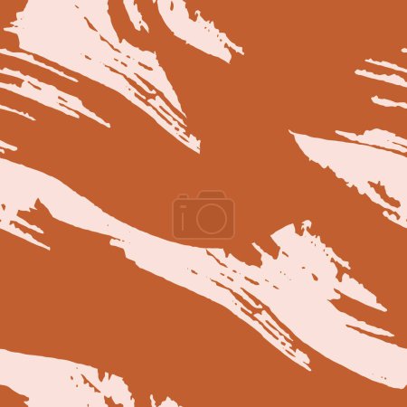 Illustration for Rough Aged Wavy Wood Engraving Texture Vector Seamless Pattern - Royalty Free Image