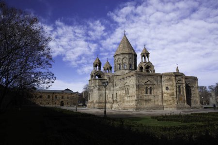 Photo for Mother Cathedral in Etchmiadzin city, one of the oldest churches in the world. Early 4th century AD. - Royalty Free Image