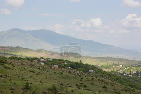 Blick vom Berg Aragats in Armenien