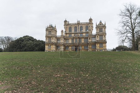 Photo for A view of the Elizabethan Wollaton Hall museum and gardens in Nottingham, Nottinghamshire. High quality photo - Royalty Free Image