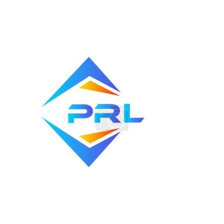 Illustration for PRL abstract technology logo design on white background. PRL creative initials letter logo concept.PRL abstract technology logo design on white background. PRL creative initials letter logo concept. - Royalty Free Image