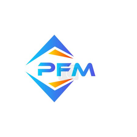 Téléchargez les illustrations : PFM technologie abstraite logo design sur fond blanc. PFM initiales créatives lettre logo concept.PFM technologie abstraite logo design sur fond blanc. PFM initiales créatives lettre logo concept. - en licence libre de droit