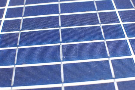 Panneaux solaires photovoltaïques close up.
