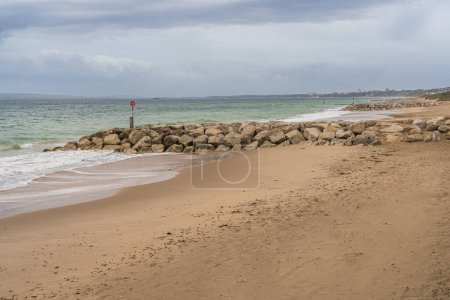 Der Strand in Hengistbury Head in der Nähe von Bournemouth, Dorset, England, Großbritannien