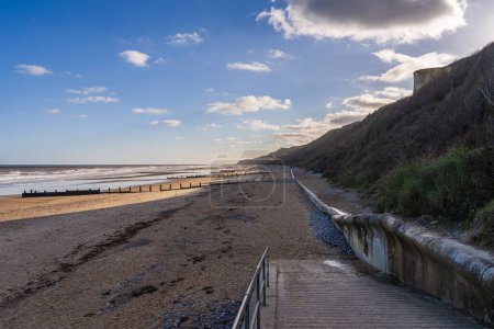 La plage de Cromer, Norfolk, Angleterre, Royaume-Uni