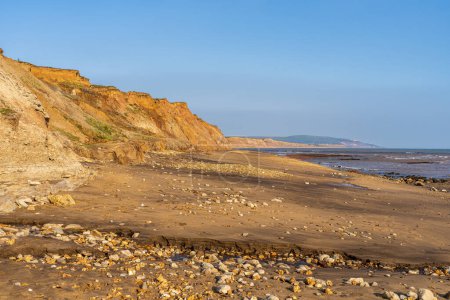 The Channel coast near Brighstone Bay on the Isle of Wight, England, UK