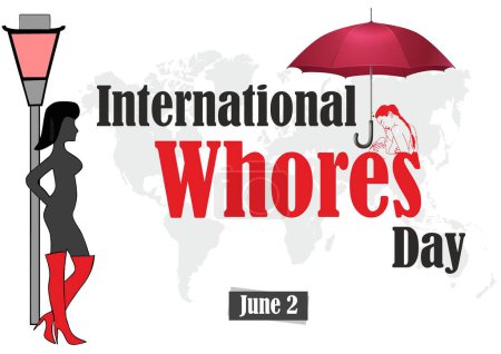 International whores day poster design