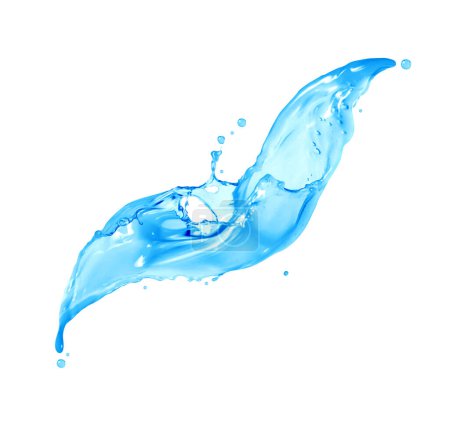 Téléchargez les photos : Splash of thick liquid isolated on white background - en image libre de droit