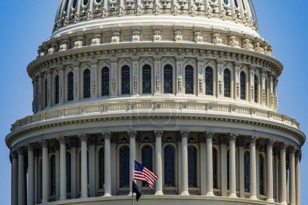 Téléchargez les photos : Le dôme de la capitale des États-Unis d'Amérique, située à Washington DC, la capitale fédérale des États-Unis. - en image libre de droit