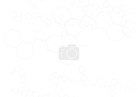 Illustration for Abstract molecules vector illustration - Royalty Free Image