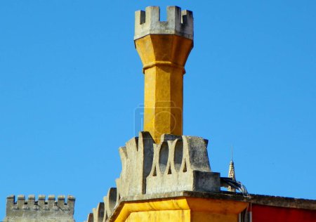 Foto de Portugal, Sintra, Palacio de Pena, atalaya - Imagen libre de derechos