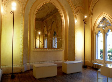 Foto de Portugal, Sintra, Parque y Palacio de Monserrate, palacio interior - Imagen libre de derechos