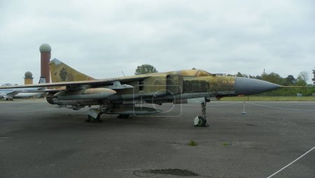 Photo for Germany, Berlin, Museum of Military History, Berlin-Gatow Airfield, MiG-23BN - Royalty Free Image