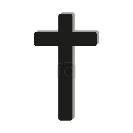 Illustration for Christian cross. Vector illustration. Stock image. EPS 10. - Royalty Free Image