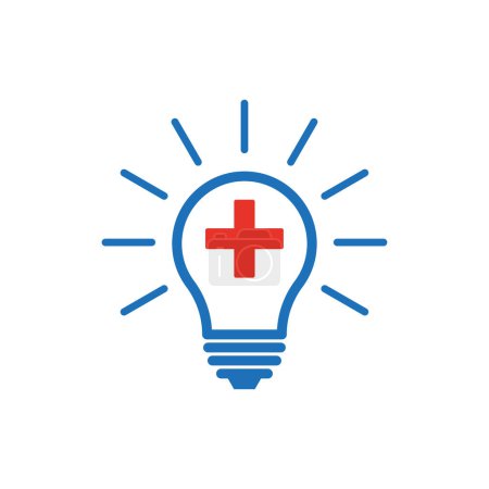 Illustration for Medical lamp icon. Icon for web site. Vector illustration. EPS10. - Royalty Free Image