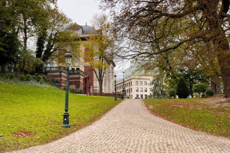 Téléchargez les photos : Parc Léopold dans le centre de Bruxelles - en image libre de droit