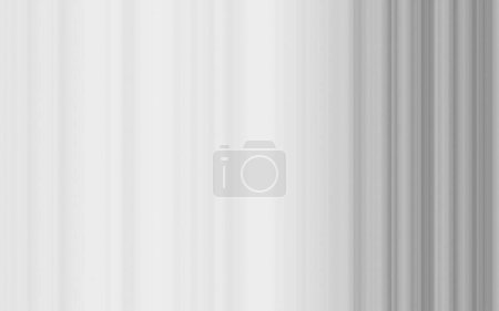 3D white and gray color abstract gradient background, curtain mockup, ripple pattern. 3D Render illustration.