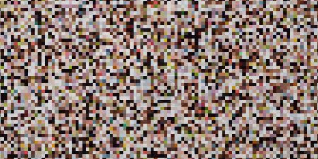 Foto de Abstraer forma de rectángulo colorido, patrón de bloques, mosaico. Ilustración 3D Render. - Imagen libre de derechos