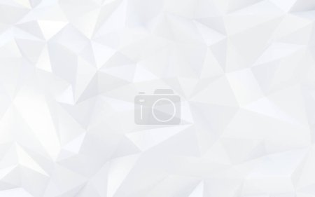 Photo for Abstract geometric gray color background, polygon, low poly pattern. 3D render illustration. - Royalty Free Image