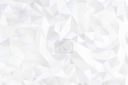 Abstract geometric gray color background, polygon, low poly pattern. 3D render illustration.