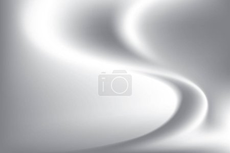Illustration for Abstract white and gray gradient background, shadow and highlight pattern. Vector illustration. - Royalty Free Image