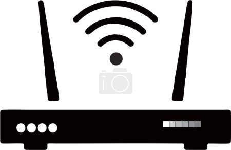 Téléchargez les photos : Wi - fi panneau de routeur isolé sur blanc. - en image libre de droit