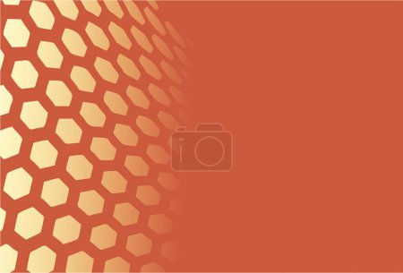 Téléchargez les photos : Fond abstrait orange avec des formes géométriques - en image libre de droit