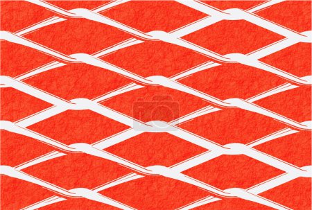 Photo for Seamless red color pattern. abstract geometric background. - Royalty Free Image