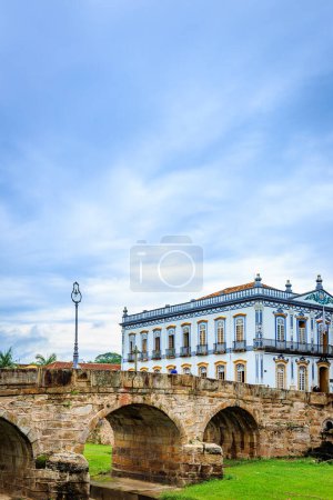 Photo for Sao Joao del Rei, Minas Gerais, Brazil: Street view of the city - Royalty Free Image