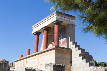 Foto de Palacio Knossos en Creta, la isla más grande de Grecia - Imagen libre de derechos