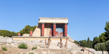 Téléchargez les photos : Palais Knossos en Crète, la plus grande île de Grèce - en image libre de droit