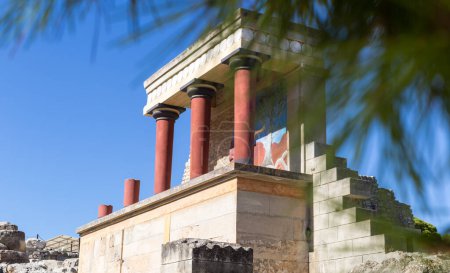 Foto de Palacio Knossos en Creta, la isla más grande de Grecia - Imagen libre de derechos