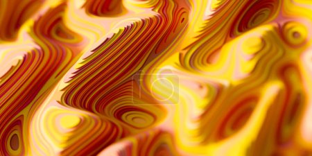 Téléchargez les photos : Fond fractal abstrait, illustration originale de rendu 3d avec espace de copie - en image libre de droit
