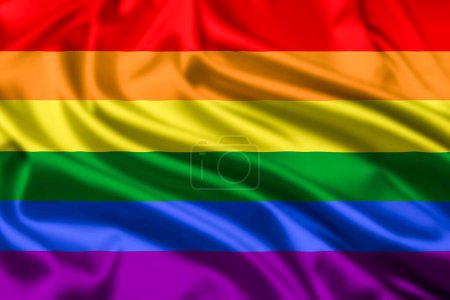 Téléchargez les photos : Le drapeau LGBT + Pride ondulé - en image libre de droit
