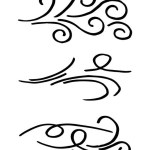 hand drawn wind doodle set, vector illustration.