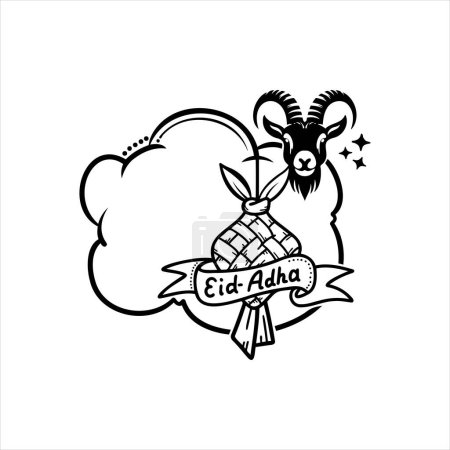 a design element for the celebration of Eid al-Adha