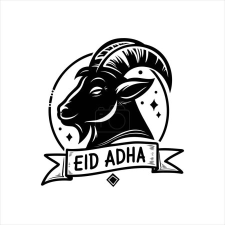 Gestaltungselement für die Feier des Eid al-Adha