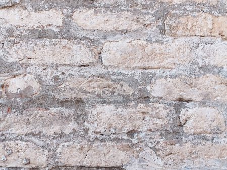 Rough White Washed Brick Wall Texture