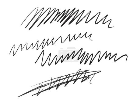 Illustration for Doodles, Squiggles, Scribbles Playful Strokes Of Spontaneous Expression, Capturing Imaginative Moments On Paper. Each Line Unveils Creativity, Forming A Unique Visual Language Of Uninhibited Artistry - Royalty Free Image