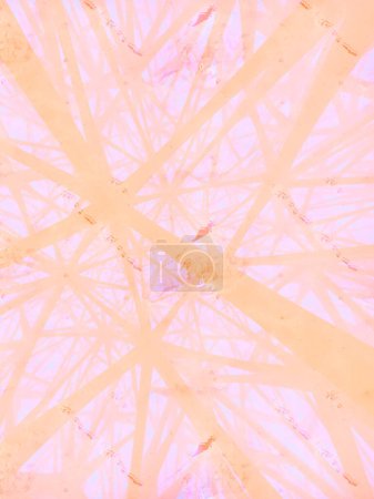 Photo for Pink volumetric light passes through a geometric structure. Creative modern design. Art pattern decoration element background. 3d rendering digital illustration - Royalty Free Image