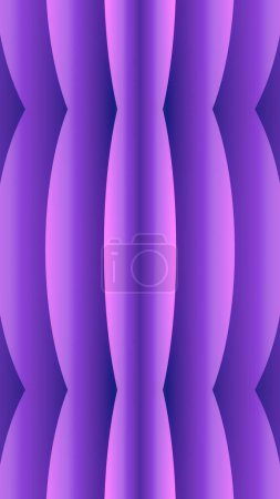 Photo for Rounded lines of neon color. Vertical background. Abstract 3d rendering pattern for concept design. Digital illustration - Royalty Free Image