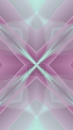 Foto de Ilustración digital abstracta en forma de X con un gradiente elegante. 3d fondo de representación. Patrón geométrico - Imagen libre de derechos