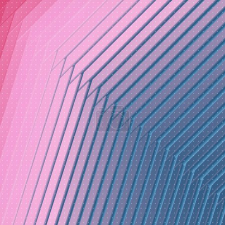 Foto de Negocios abstractos fondo de neón de color con formas geométricas simples. Diseño creativo mínimo. 3d representación ilustración digital - Imagen libre de derechos