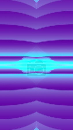 Photo for Rounded lines of neon color. Vertical background for many advertising platforms. 3d rendering digital illustration - Royalty Free Image