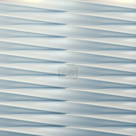 Photo for Abstract background of twisted white geometric shapes. 3d rendering pattern in modern style. Digital illustration - Royalty Free Image