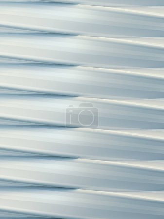 Photo for Trendy geometric pattern with white texture. 3d rendering digital illustration - Royalty Free Image